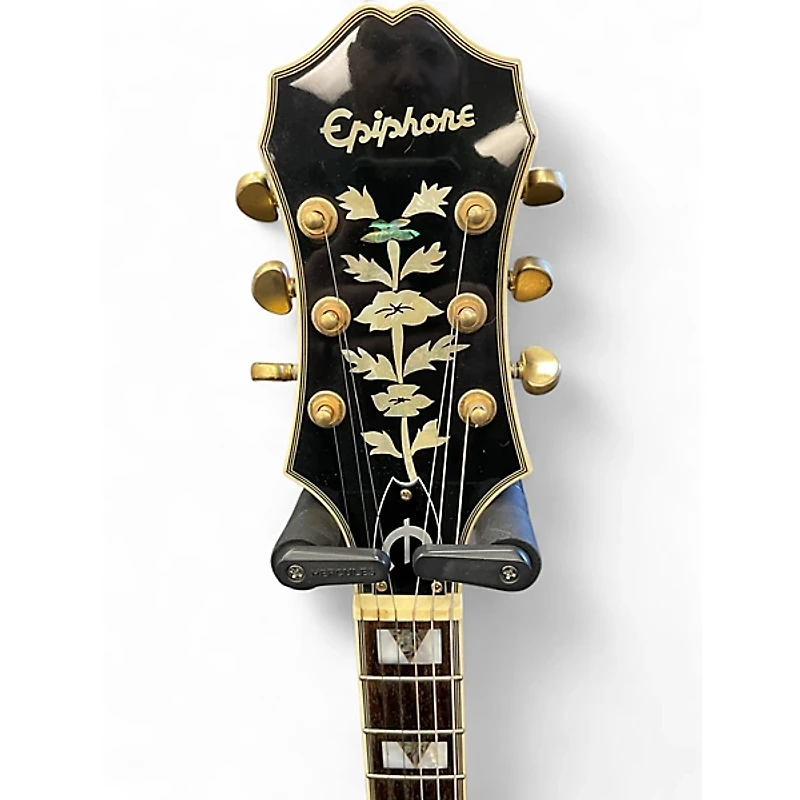 Used Epiphone Sheraton II Left Handed Sunburst Hollow Body Electric Guitar