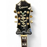 Used Epiphone Sheraton II Left Handed Sunburst Hollow Body Electric Guitar
