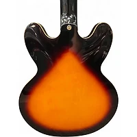 Used Epiphone Sheraton II Left Handed Sunburst Hollow Body Electric Guitar