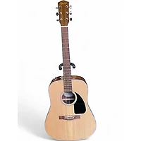 Used Fender CD60 Dreadnought Natural Acoustic Guitar