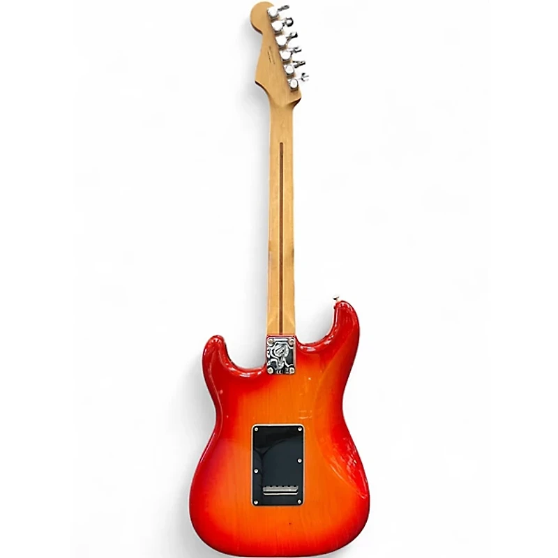 Used Fender Player Plus Stratocaster Cherry Sunburst Solid Body Electric Guitar