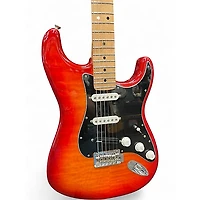 Used Fender Player Plus Stratocaster Cherry Sunburst Solid Body Electric Guitar