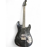 Used Fender Limited Edition Player Stratocaster HSS Black Solid Body Electric Guitar