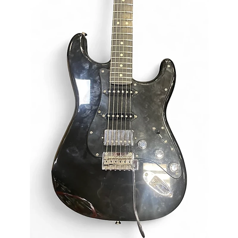 Used Fender Limited Edition Player Stratocaster HSS Black Solid Body Electric Guitar