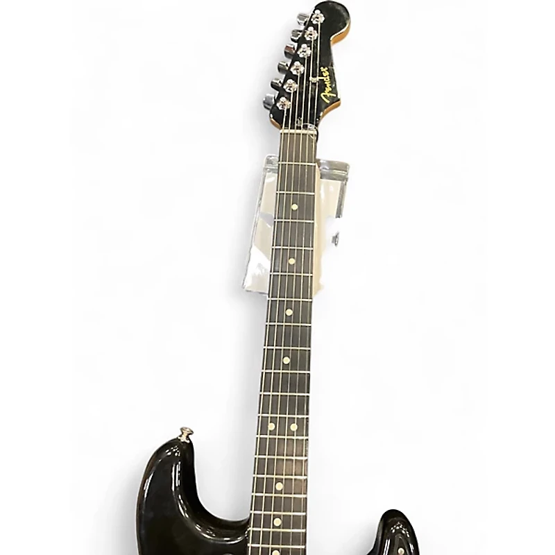 Used Fender Limited Edition Player Stratocaster HSS Black Solid Body Electric Guitar