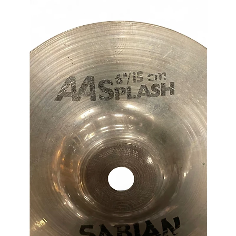Used SABIAN 6in AA Splash Cymbal