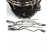 Used Mapex 5 Piece Black Widow Black Panther Series Black Drum Kit