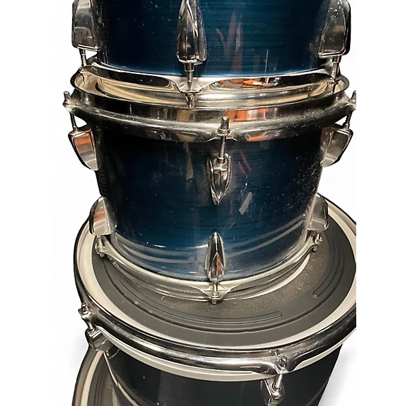 Used TAMA 4 Piece Imperialstar Blue Drum Kit