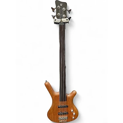 Used Warwick Pro Series Standard Corvette 4 String Walnut Electric Bass Guitar