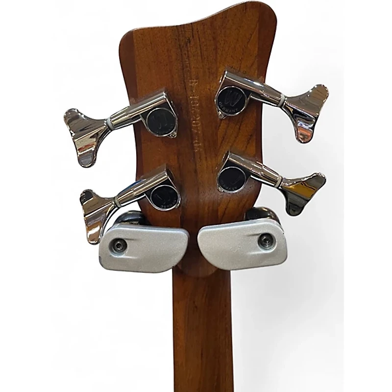 Used Warwick Pro Series Standard Corvette 4 String Walnut Electric Bass Guitar