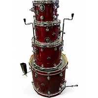 Used DW 4 Piece Performance Series Cherry Drum Kit