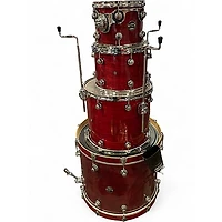 Used DW 4 Piece Performance Series Cherry Drum Kit