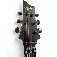Used Schecter Guitar Research C1 FR-S SLS Elite Evil Twin Satin Black Solid Body Electric Guitar