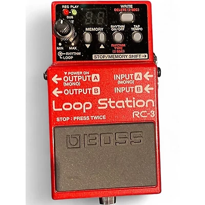 Used BOSS RC3 Loop Station Pedal
