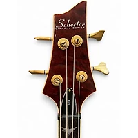 Used Schecter Guitar Research C4 4 String Amber Electric Bass Guitar