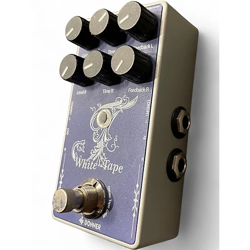 Used Donner White Tape Effect Pedal