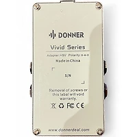 Used Donner White Tape Effect Pedal