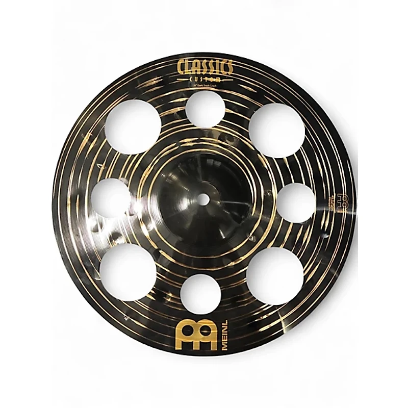 Used MEINL 14in Dark Trash Crash Cymbal
