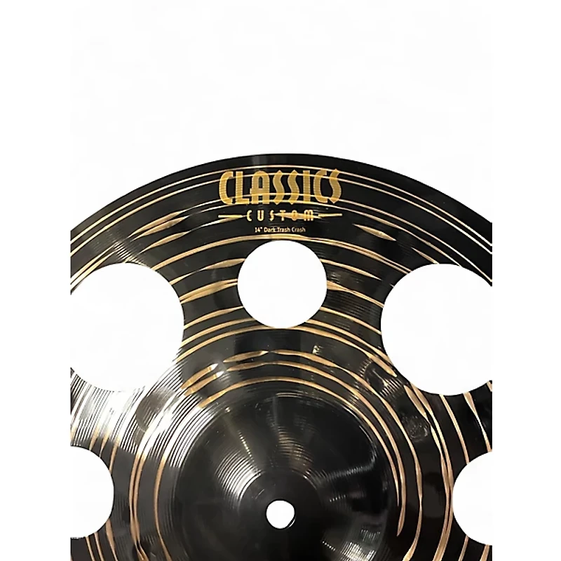 Used MEINL 14in Dark Trash Crash Cymbal