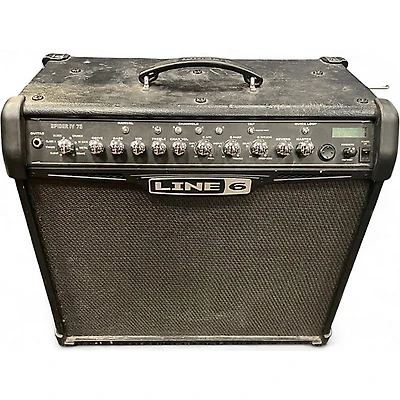 Used Line 6 Spider IV 75W 1x12 Guitar Combo Amp