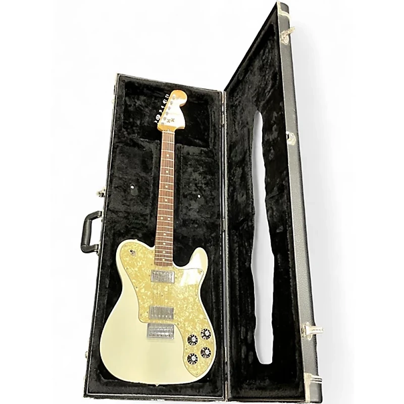 Used Fender TELECASTER DELUXE CHRIS SHIFLETT Arctic White Solid Body Electric Guitar