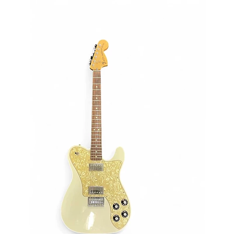 Used Fender TELECASTER DELUXE CHRIS SHIFLETT Arctic White Solid Body Electric Guitar