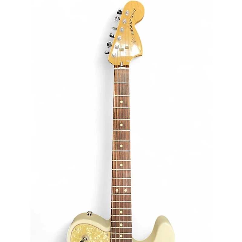 Used Fender TELECASTER DELUXE CHRIS SHIFLETT Arctic White Solid Body Electric Guitar