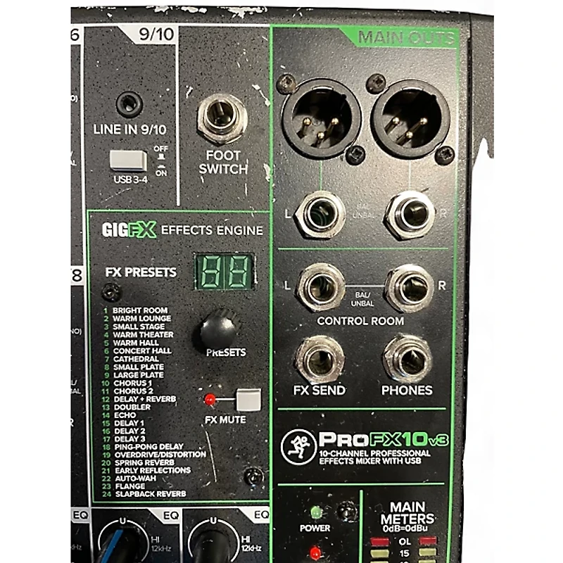 Used Mackie PROFX10 v3 Unpowered Mixer