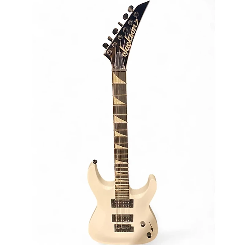 Used Jackson JS22 Dinky White Solid Body Electric Guitar