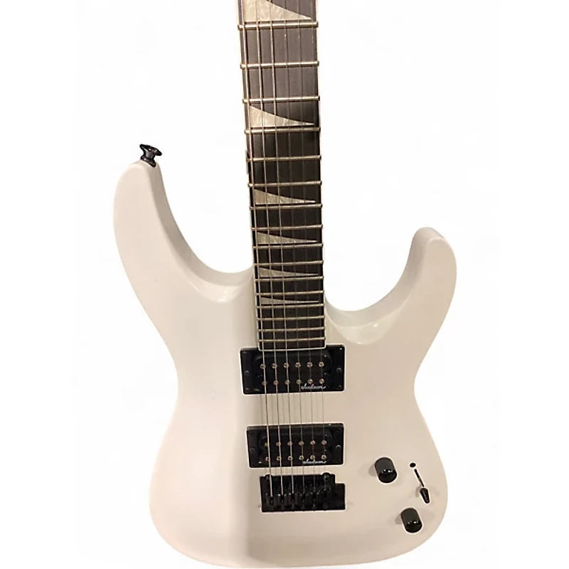 Used Jackson JS22 Dinky White Solid Body Electric Guitar