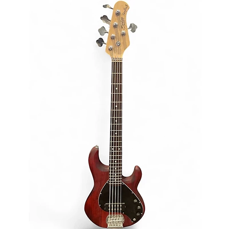 Used Sterling by Music Man Ray5 5 String Sunburst Electric Bass Guitar