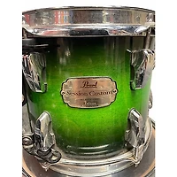 Used Pearl 4 Piece Session Custom Green Fade Drum Kit