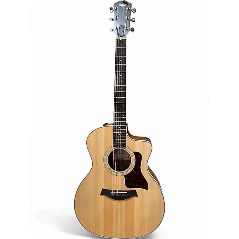 Used Taylor 214CE Natural Acoustic Electric Guitar