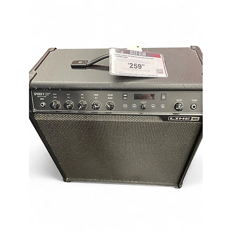 Used Line 6 Spider V 120 1x12 Guitar Combo Amp
