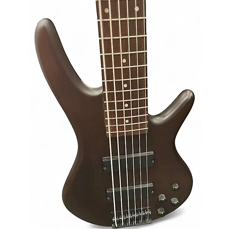 Used Ibanez GSR206 6 String Brown Electric Bass Guitar