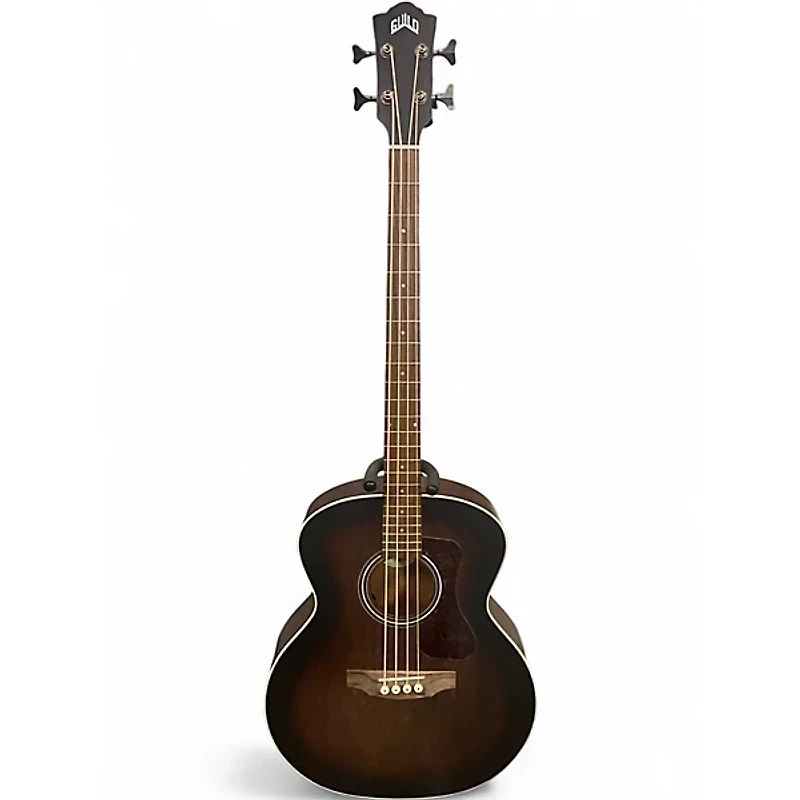Used Guild B240E Natural Acoustic Bass Guitar