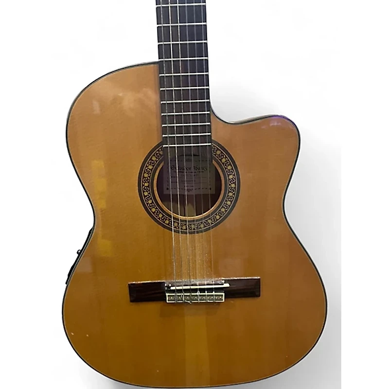 Used Ibanez GA5TCE Natural Classical Acoustic Electric Guitar