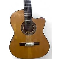 Used Ibanez GA5TCE Natural Classical Acoustic Electric Guitar