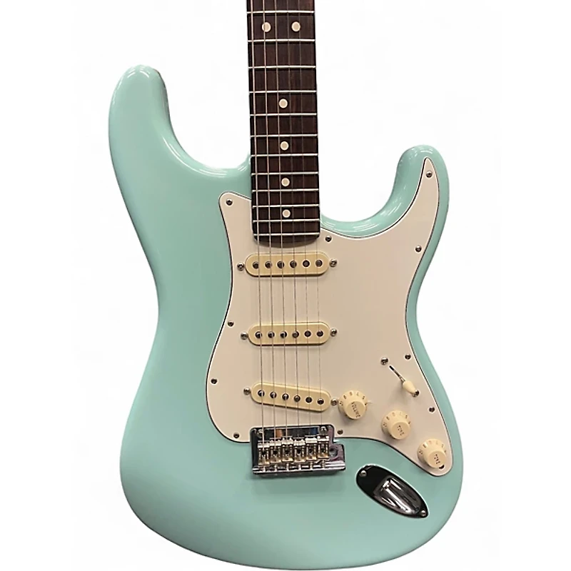Used Fender American Professional Stratocaster with Rosewood Neck Daphne Blue Solid Body Electric Guitar