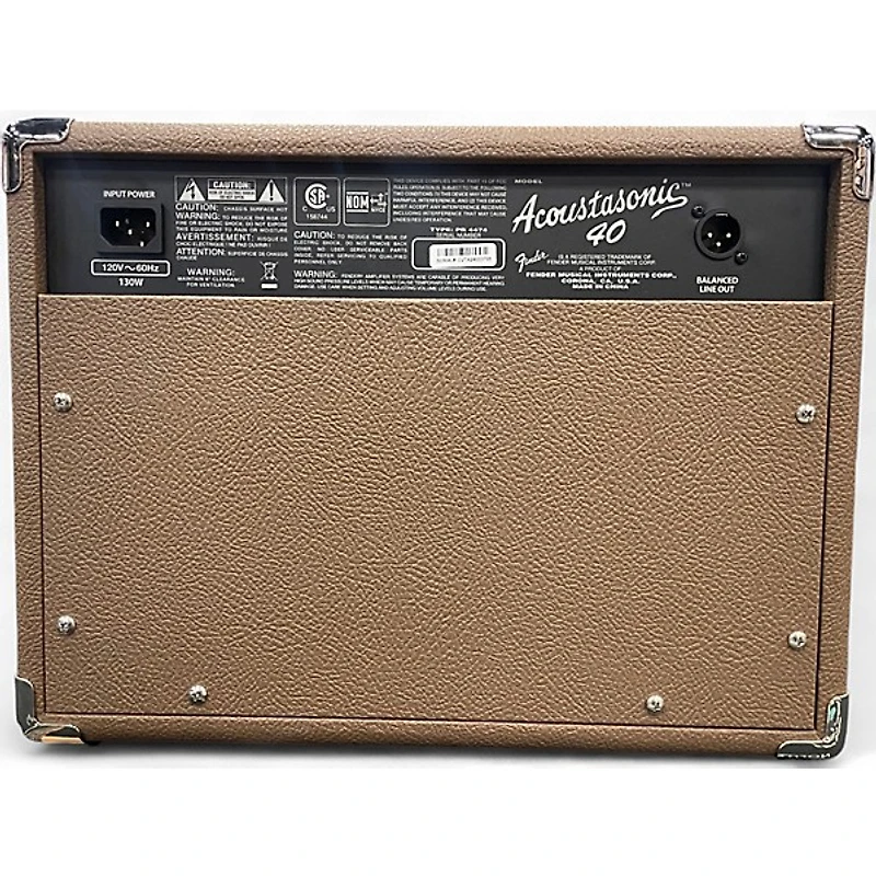 Used Fender Acoustasonic Jr 40W Acoustic Guitar Combo Amp