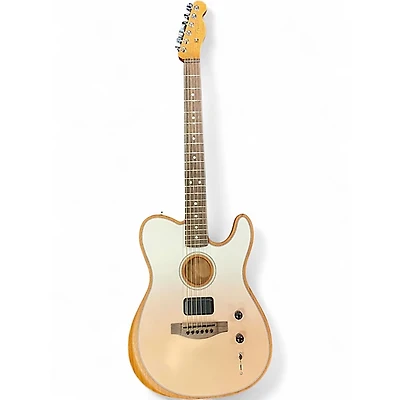 Used Fender FINNEAS Signature Acoustasonic Telecaster Acoustic-Electric Cappuccino Fade Acoustic Electric Guitar