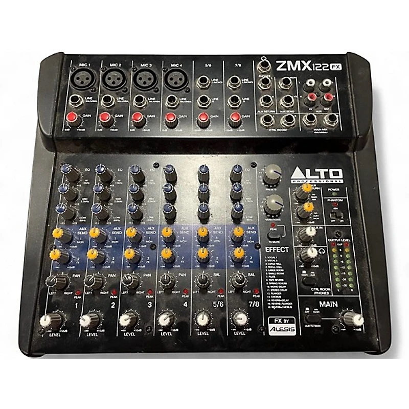 Used Alto ZMX122FX 8-Channel Unpowered Mixer