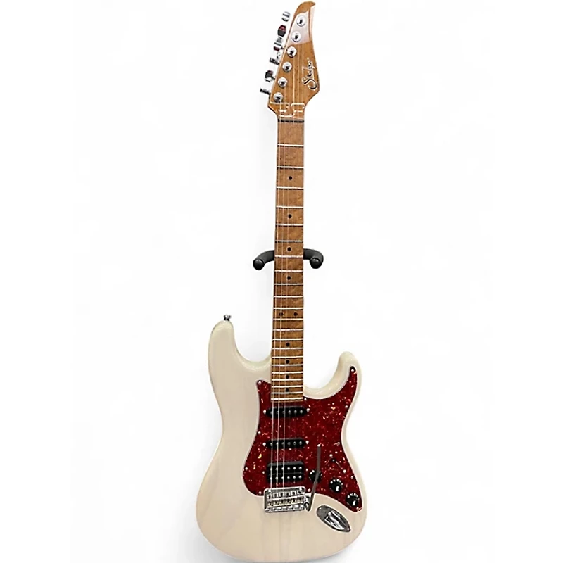 Used Suhr CLASSIC S PAULOWNIA HSS Trans White Solid Body Electric Guitar