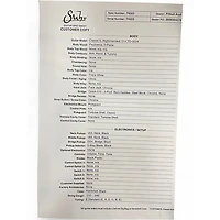 Used Suhr CLASSIC S PAULOWNIA HSS Trans White Solid Body Electric Guitar