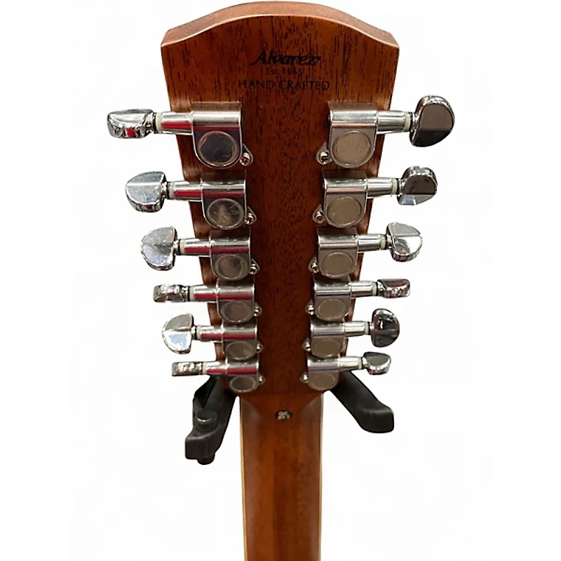 Used Alvarez AD60-12CE Natural 12 String Acoustic Electric Guitar