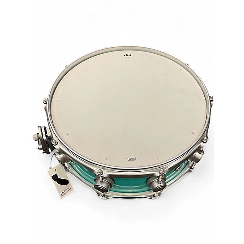 Used DW 14in collectors series santa monica Turquoise Drum
