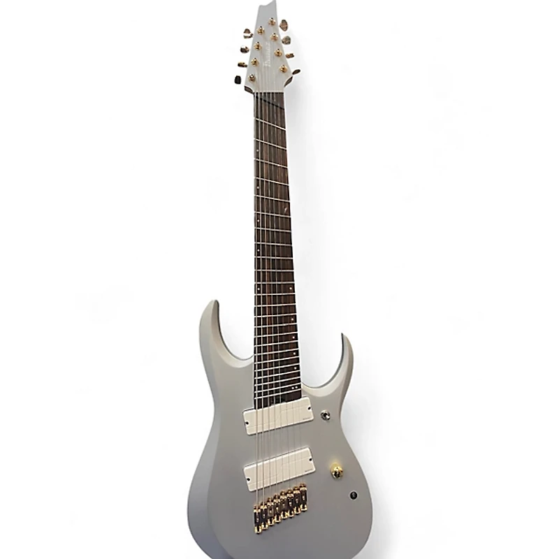 Used Ibanez RGDMS8 CLASSIC SILVER MATTE Solid Body Electric Guitar