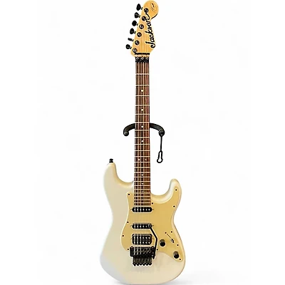 Used Jackson Adrian Smith Signature white Solid Body Electric Guitar