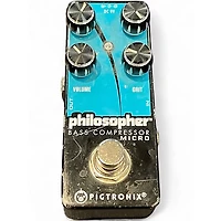 Used Pigtronix Philosopher Bass Compressor Micro Effect Pedal