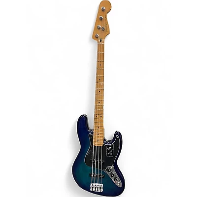 Used Fender Player Plus Jazz Bass Plus Top Blue Burst Electric Bass Guitar